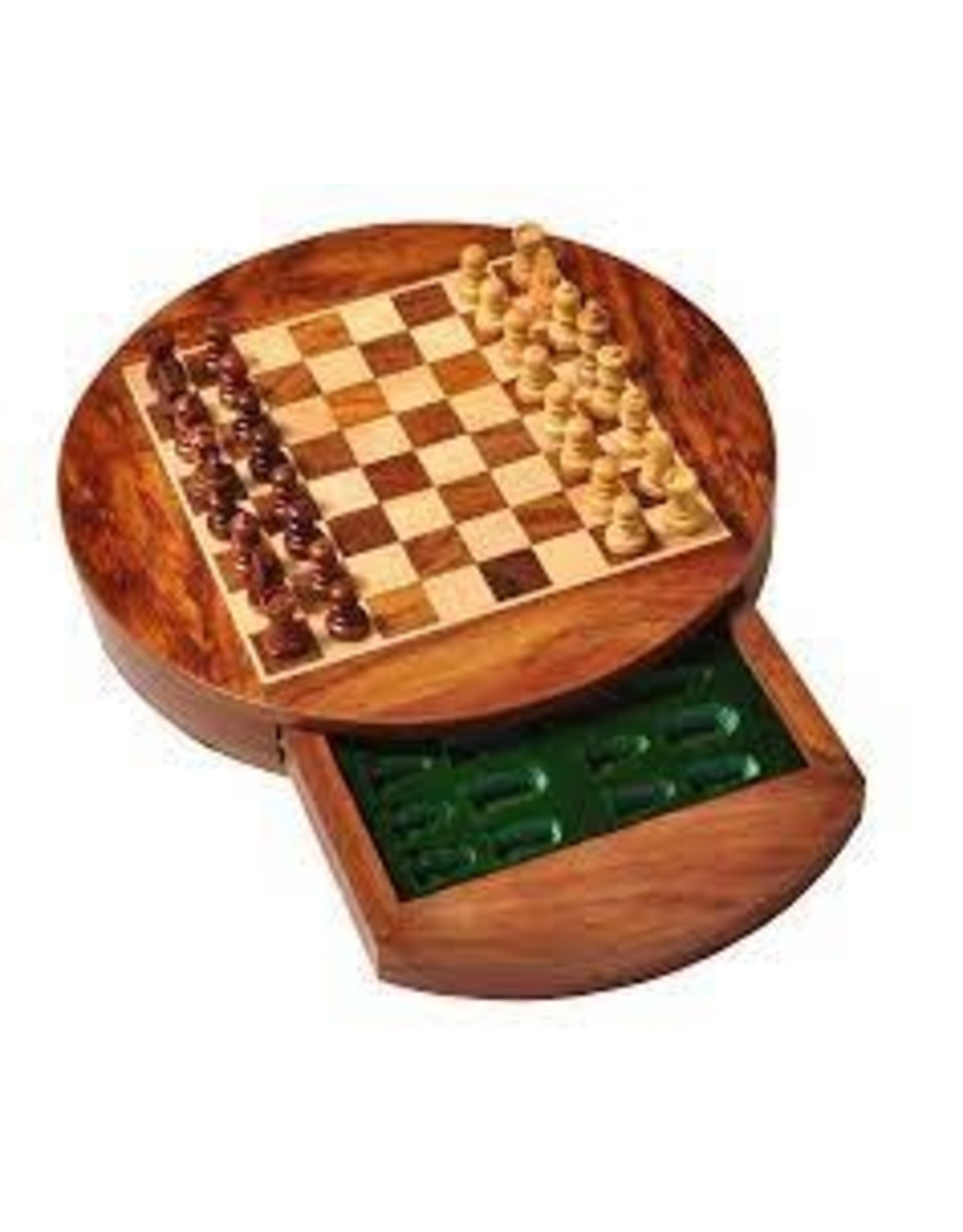 Round Companion Chess (4.6" Dia)