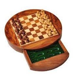 Round Companion Chess (4.6" Dia)