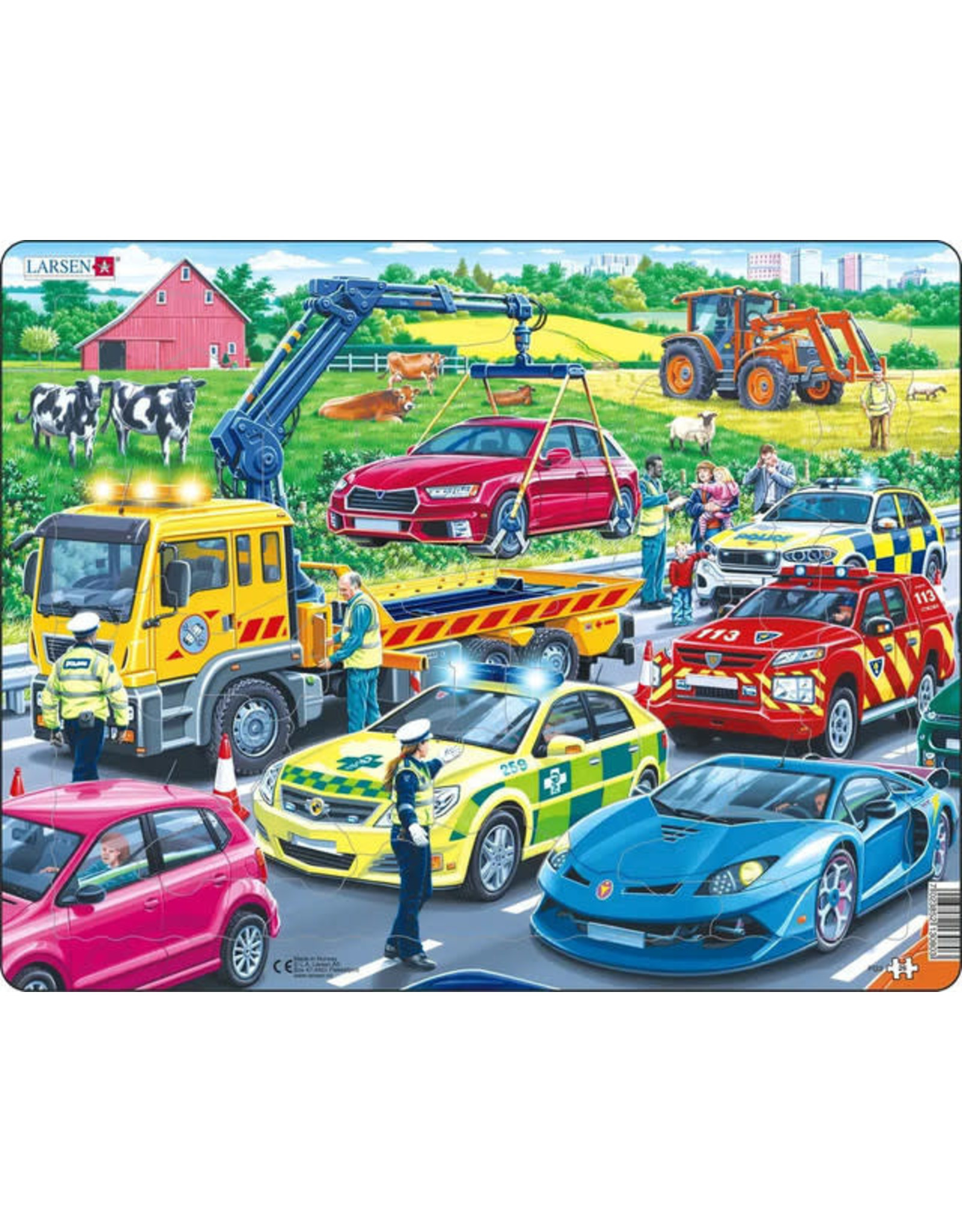 Rescue Vehicles 26 piece  Jigsaw Puzzle