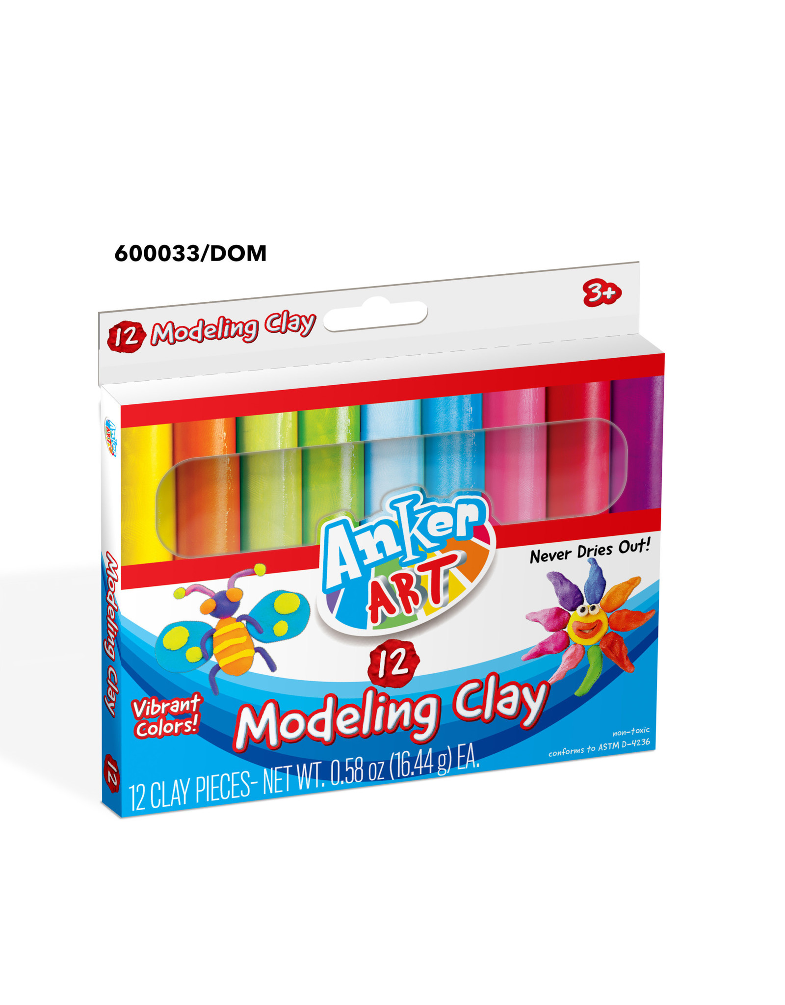 anker Modeling Clay - 12 Count