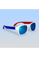Wayfarer - Red White and Blue  with Blue  Lenses -Toddler