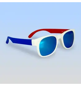 Wayfarer - Red White and Blue with Blue Lenses-Junior