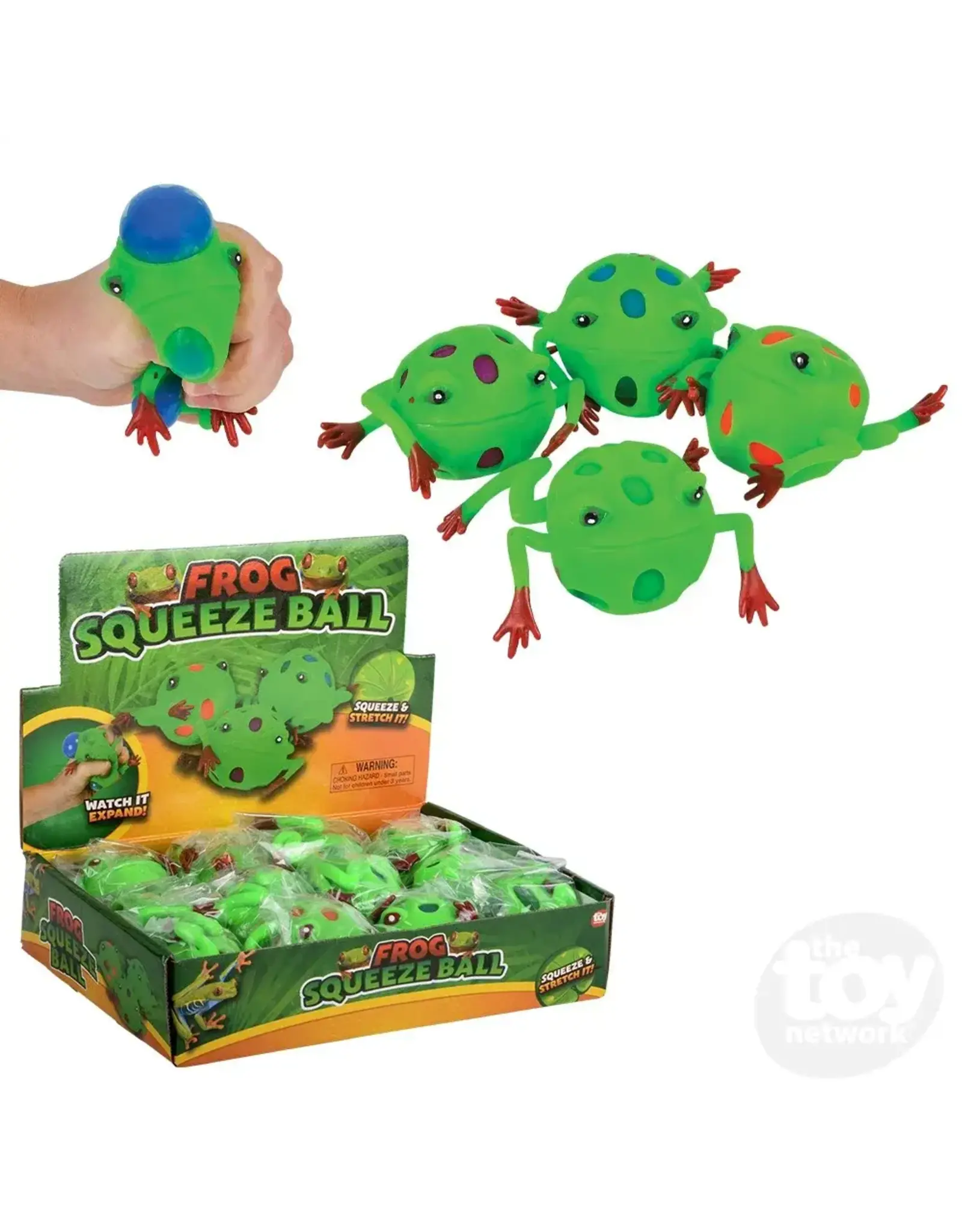 3" Frog Squeeze Mesh Ball