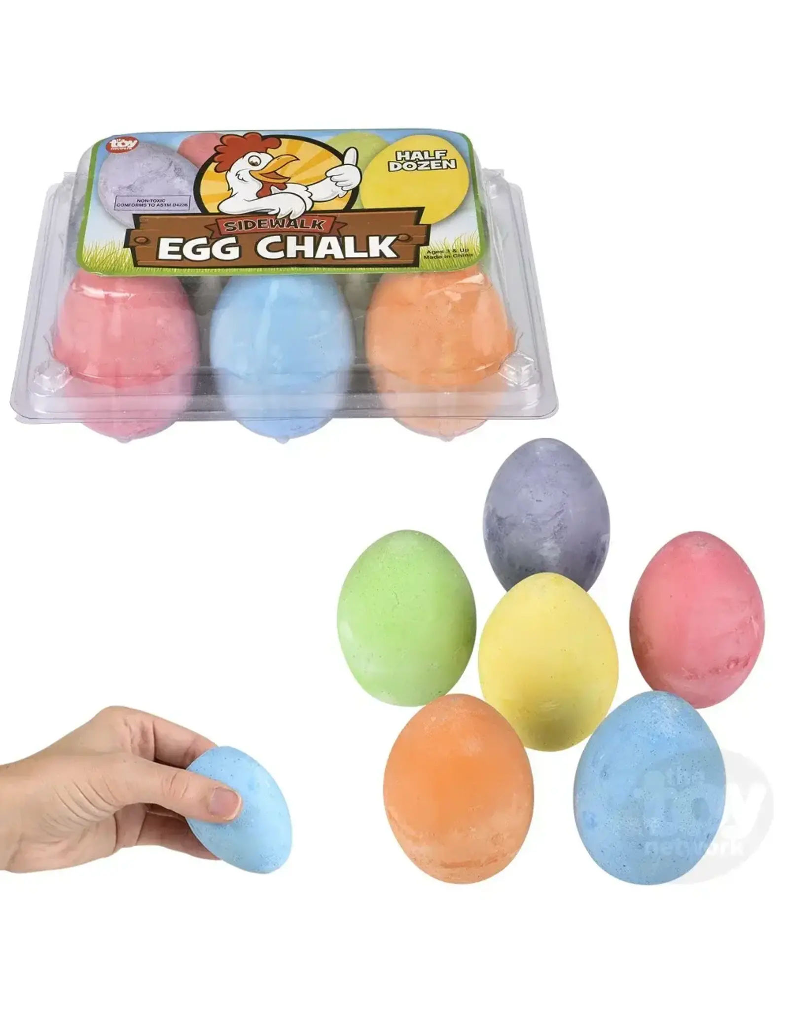 2.5" Egg Sidewalk Chalk