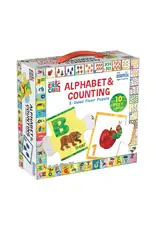 briarpatch The World of Eric Carle 2-Sided  Alphabet & Counting Floor Puzzle