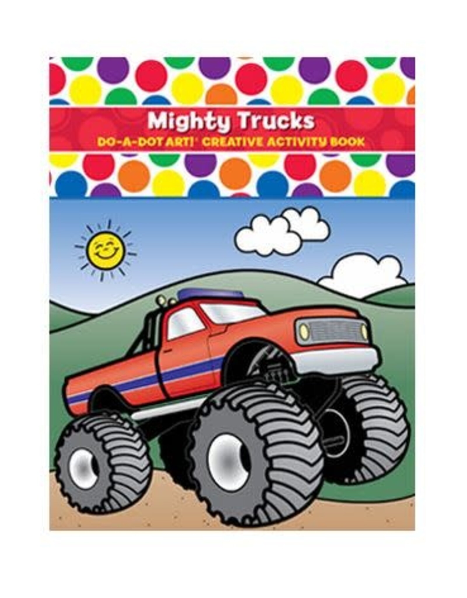 Do A  Dot Art Mighty Trucks