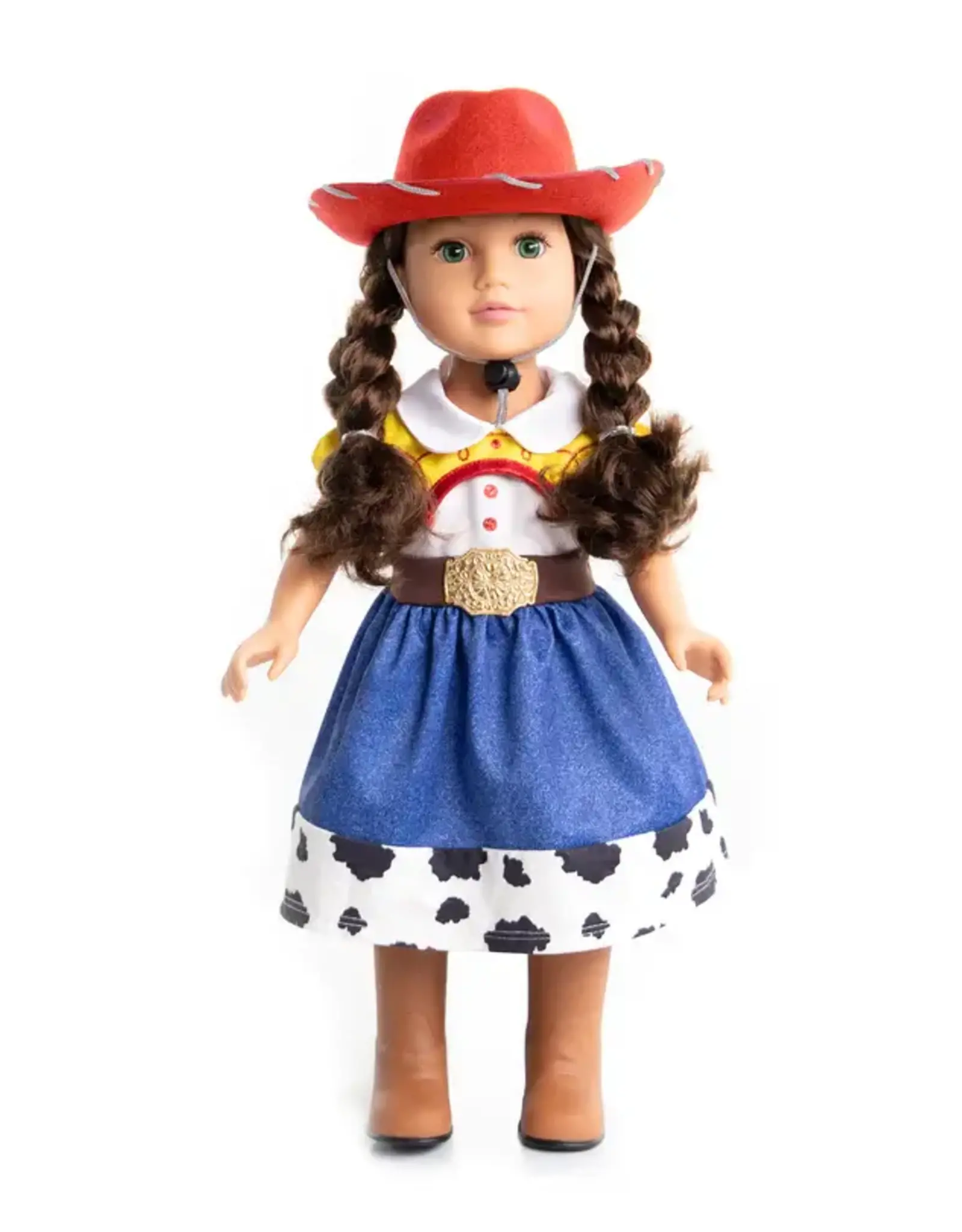 Doll Dress Cowgirl with Hat