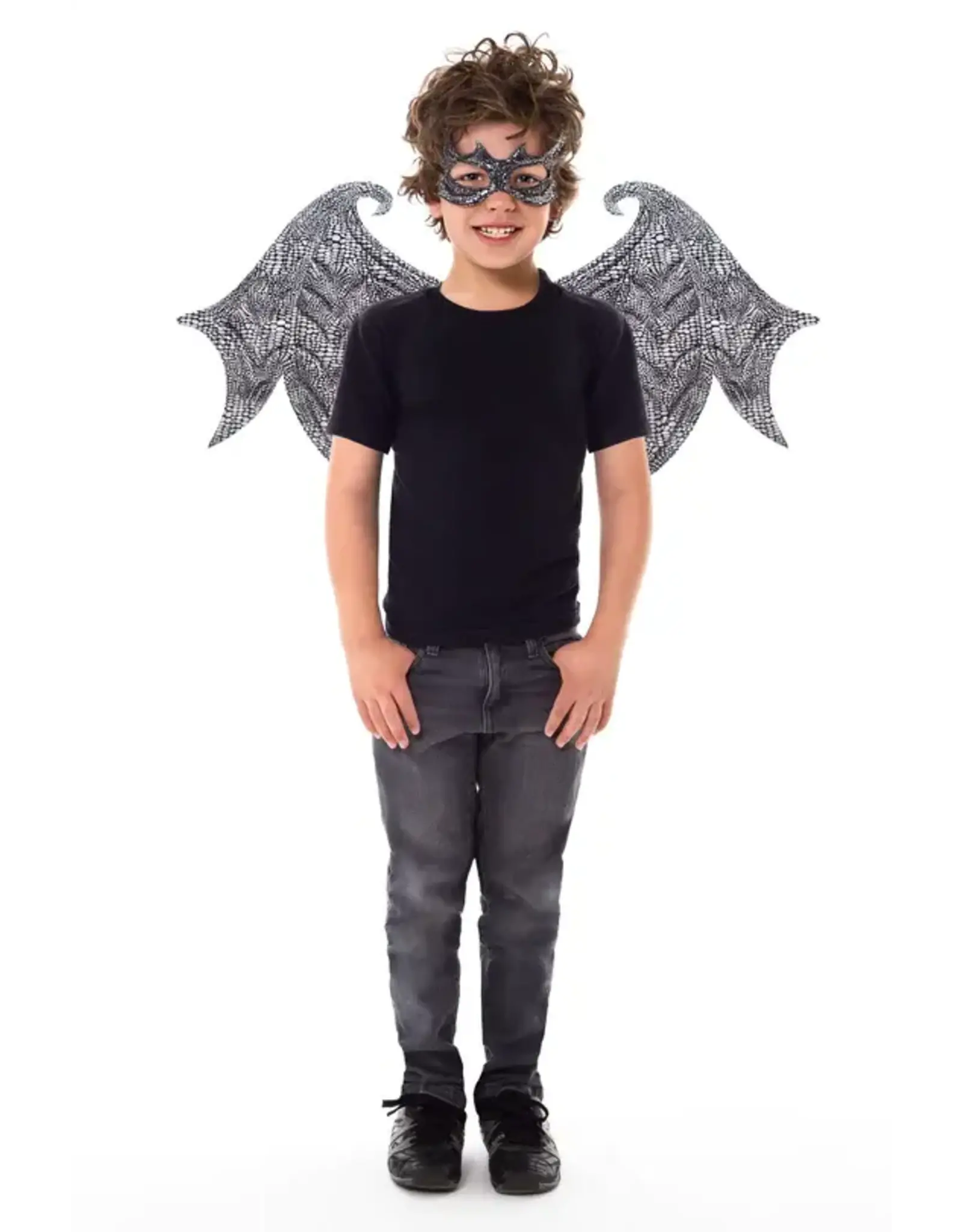 Black Dragon Wings & Mask Set