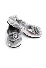 Silver Sparkle Shoes Size 7/8