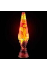 14.5" Lava Lamp Erupting Crater Yellow/Red
