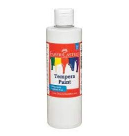 Faber-Castell White Tempera Paint (8 oz bottles)