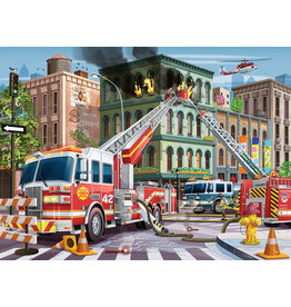 Fire Truck Rescue 100 pc Puzzle