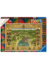 Hogwarts Map  1500 pc Puzzle