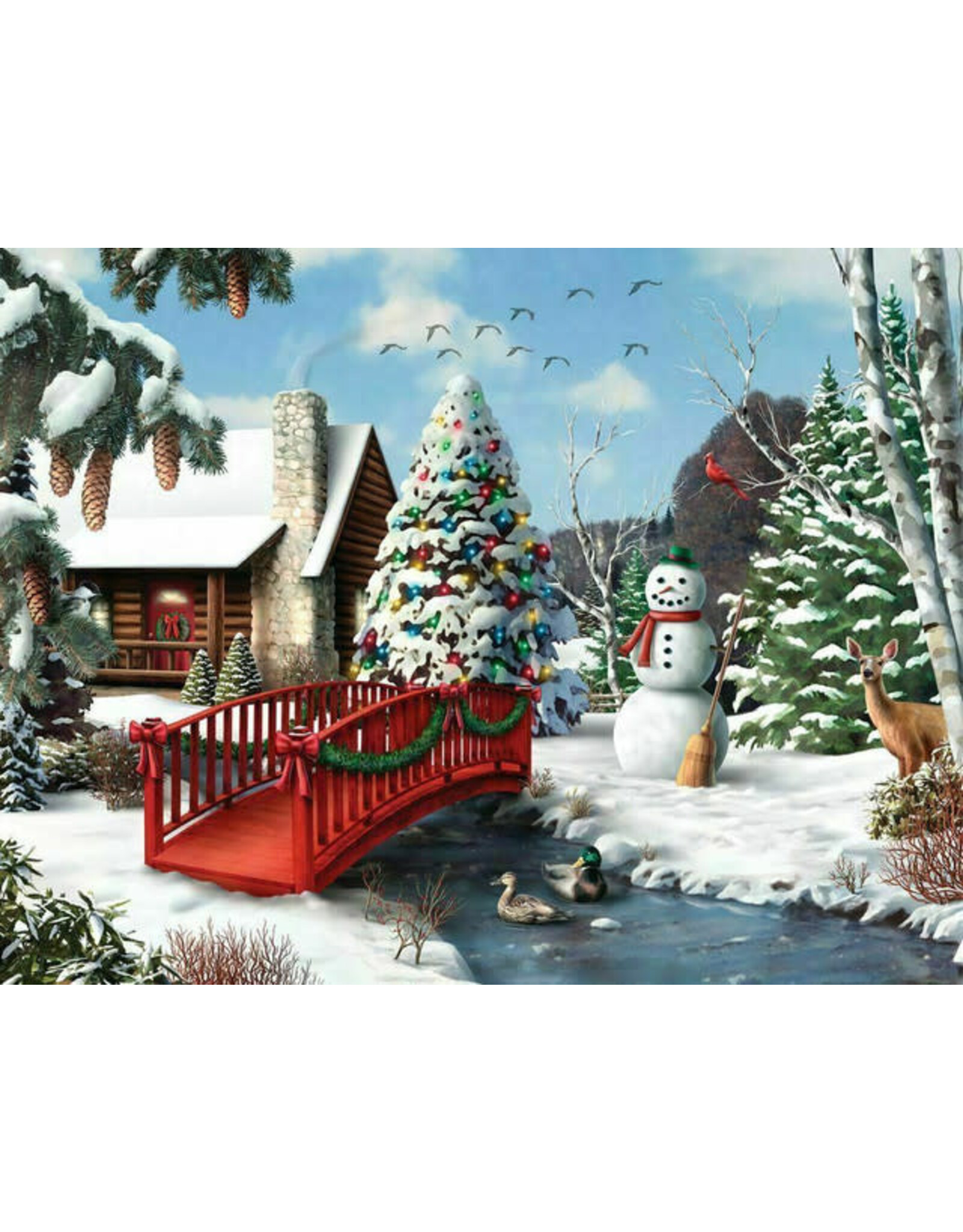Winter's Home 500 Piece Jigsaw Puzzle