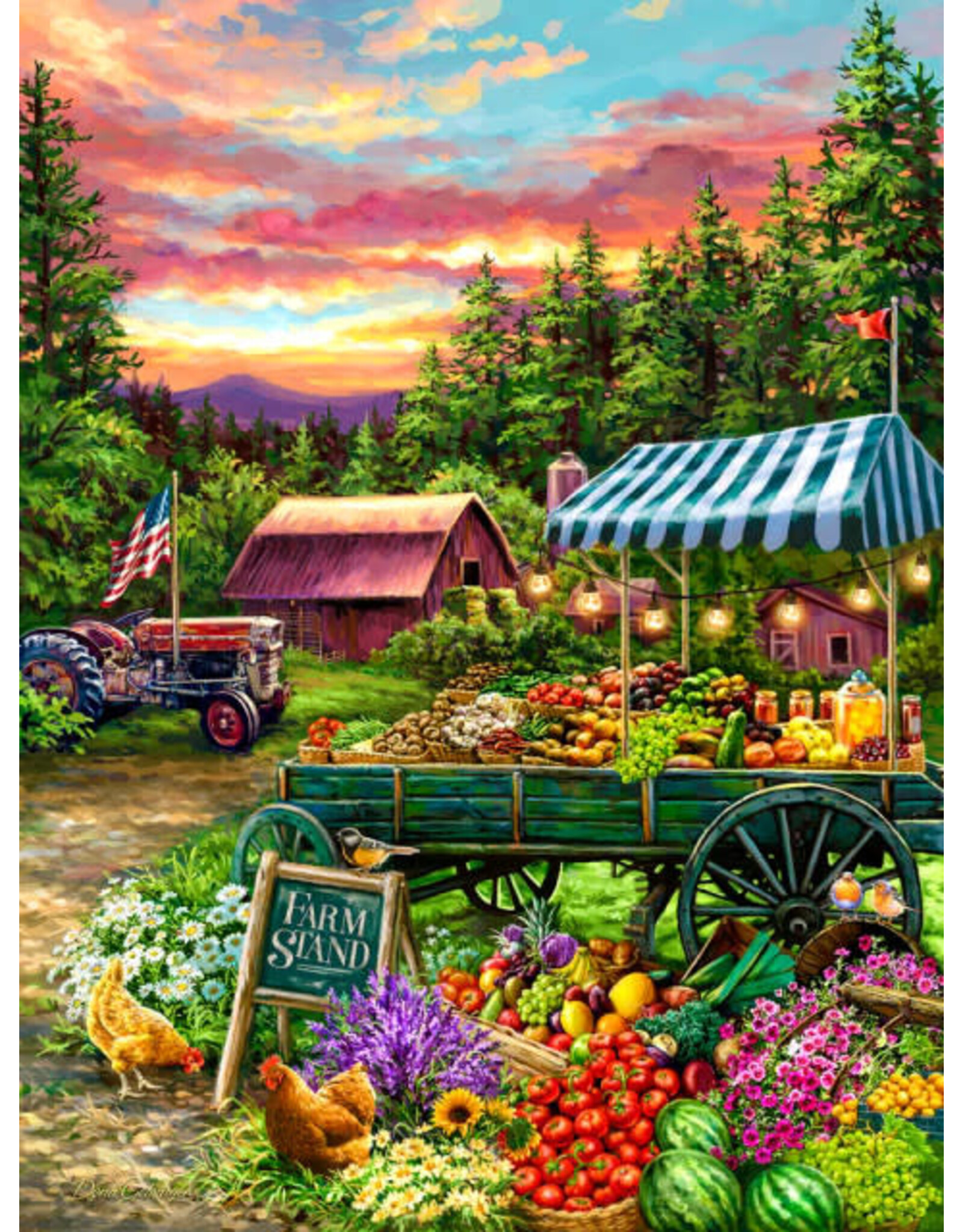 The Fruit Stand 60 Piece Jigsaw Puzzle