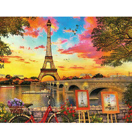 Paris Sunset 350 Piece Jigsaw Puzzle