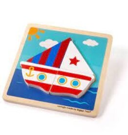 Chunky Lift Out Boat Puzzle