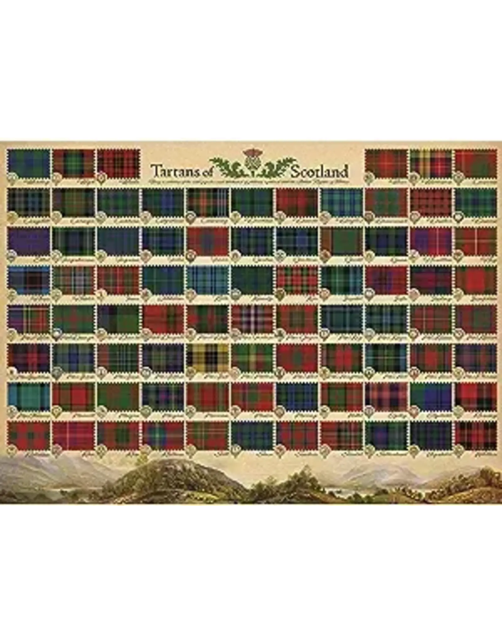 Tartans of Scotland 1000 pc Puzzle