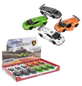 5" Diecast Lamborghini  Huracan Super Trofeo Gray