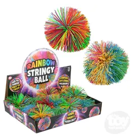 TS - 3.5" RAINBOW POM POM BALL