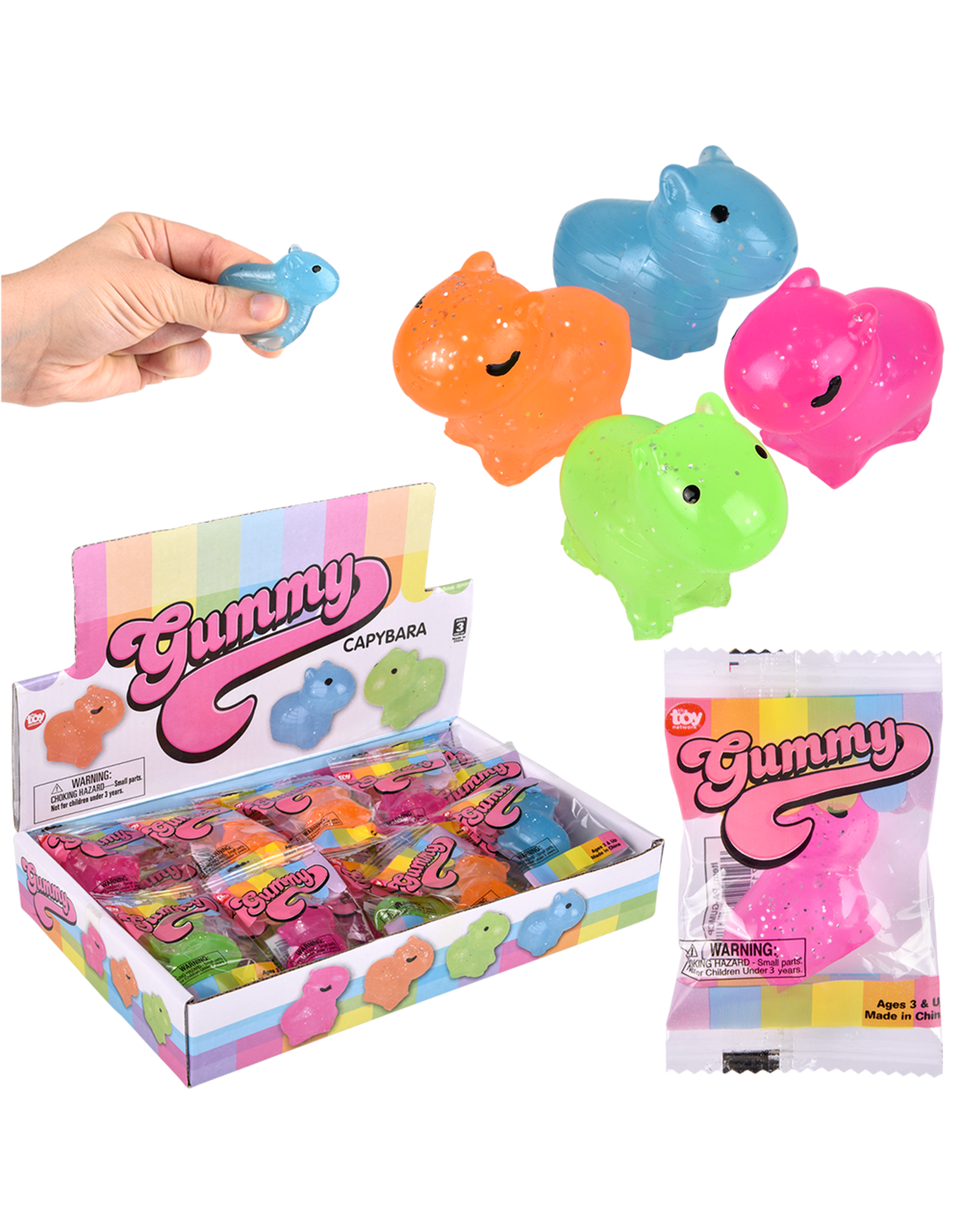 1.5" Gummy Capybara (various colors)