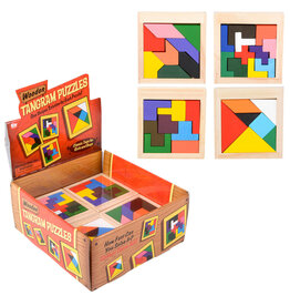 4" Wooden Tangram Puzzles