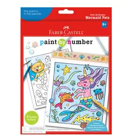 Faber-Castell Paint By Number Mermaid Pets Wall Art