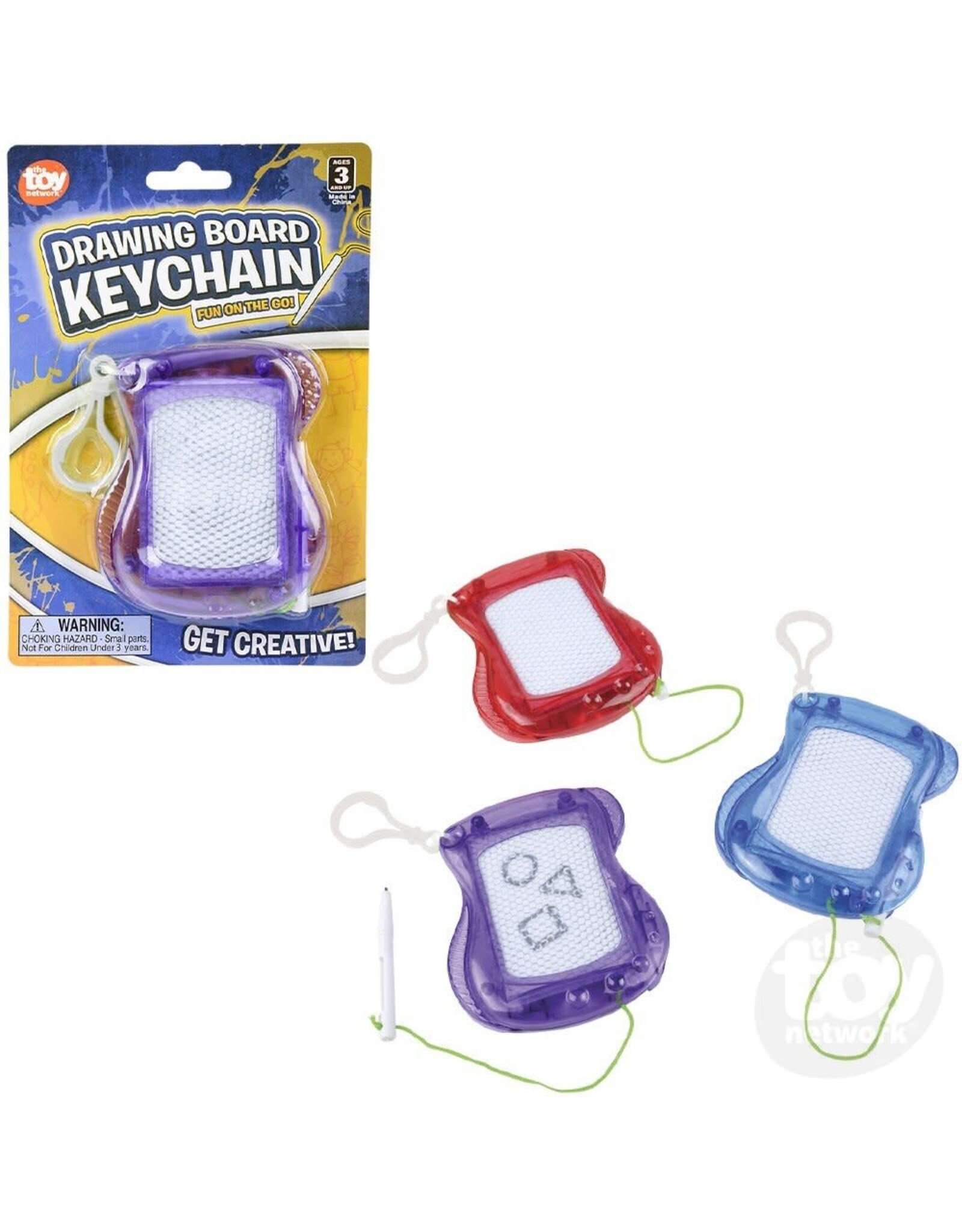 Drawing Board with Backpack Clip (3.25"x4" various colors)
