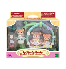 Deer Babies - Floral Swing Set