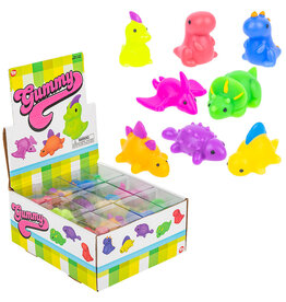 1.5" Gummy Dinosaur (various colors)