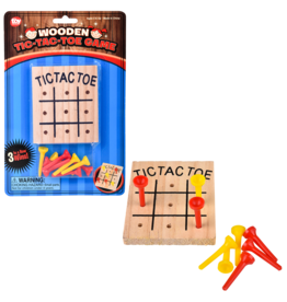 Wooden Tic-Tac-Toe Game