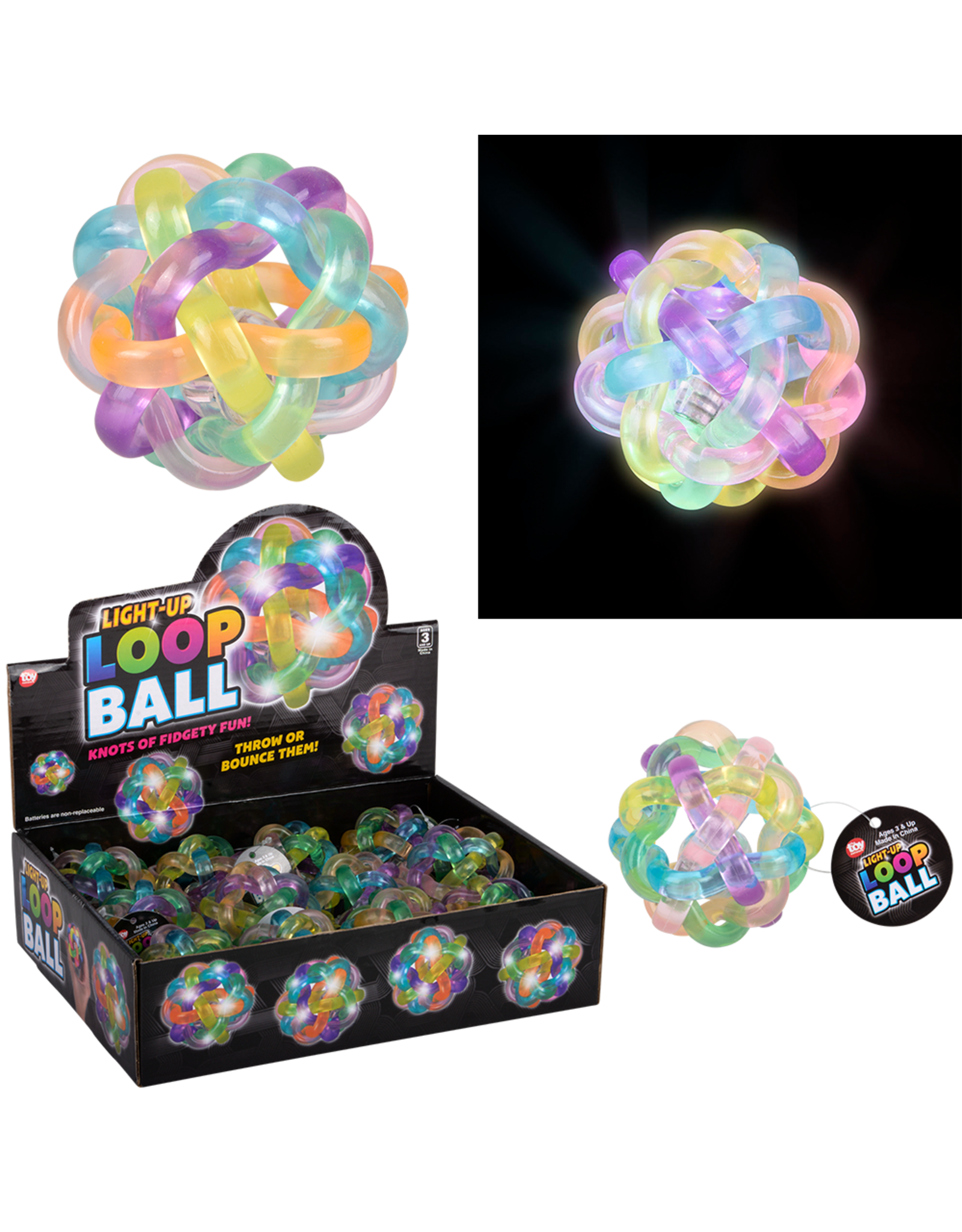2.5" Light Up Loop Ball