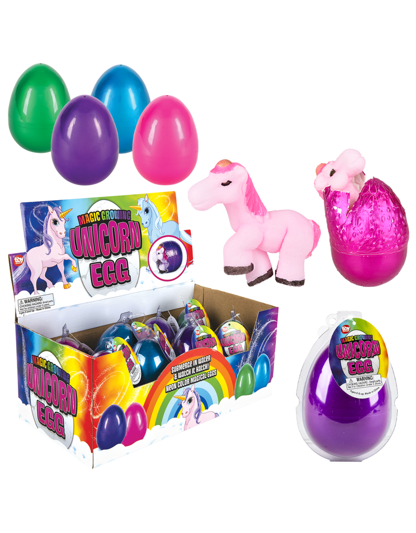 4.25" Jumbo Growing Unicorn Egg