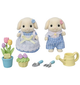 Blossoming Garden Set - Flora Rabbit Sister & Brother