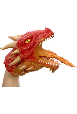 5" Dragon Hand Puppet  Red