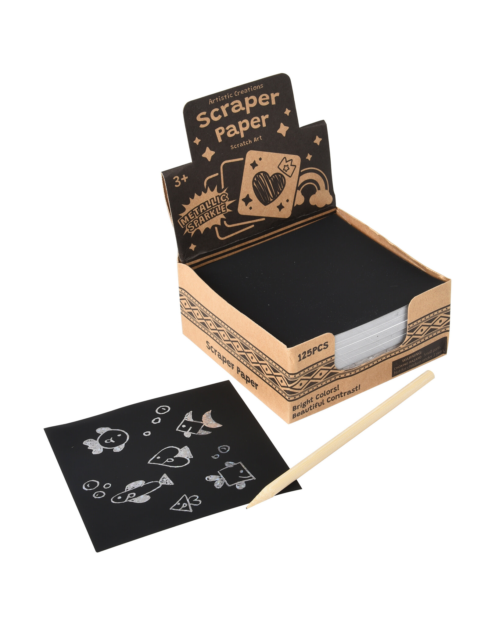 Holographic Scraper Paper