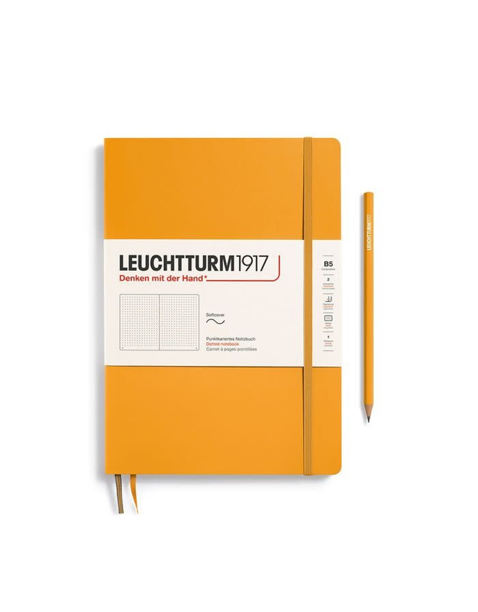 Leutturm Notebooks - Composition (B5) | Dotted / Softcover / Rising Sun