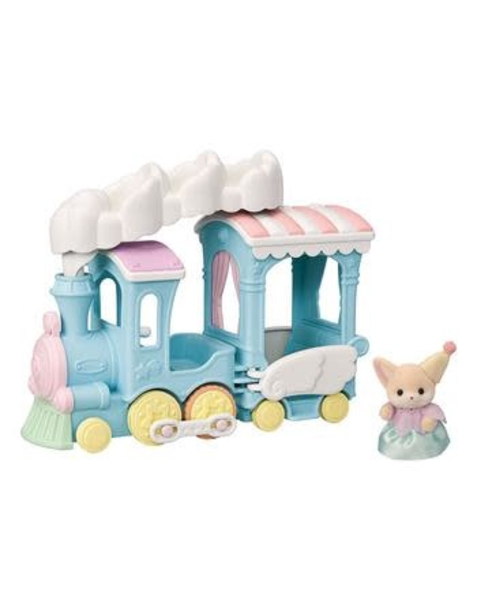 Floating Cloud Rainbow Train