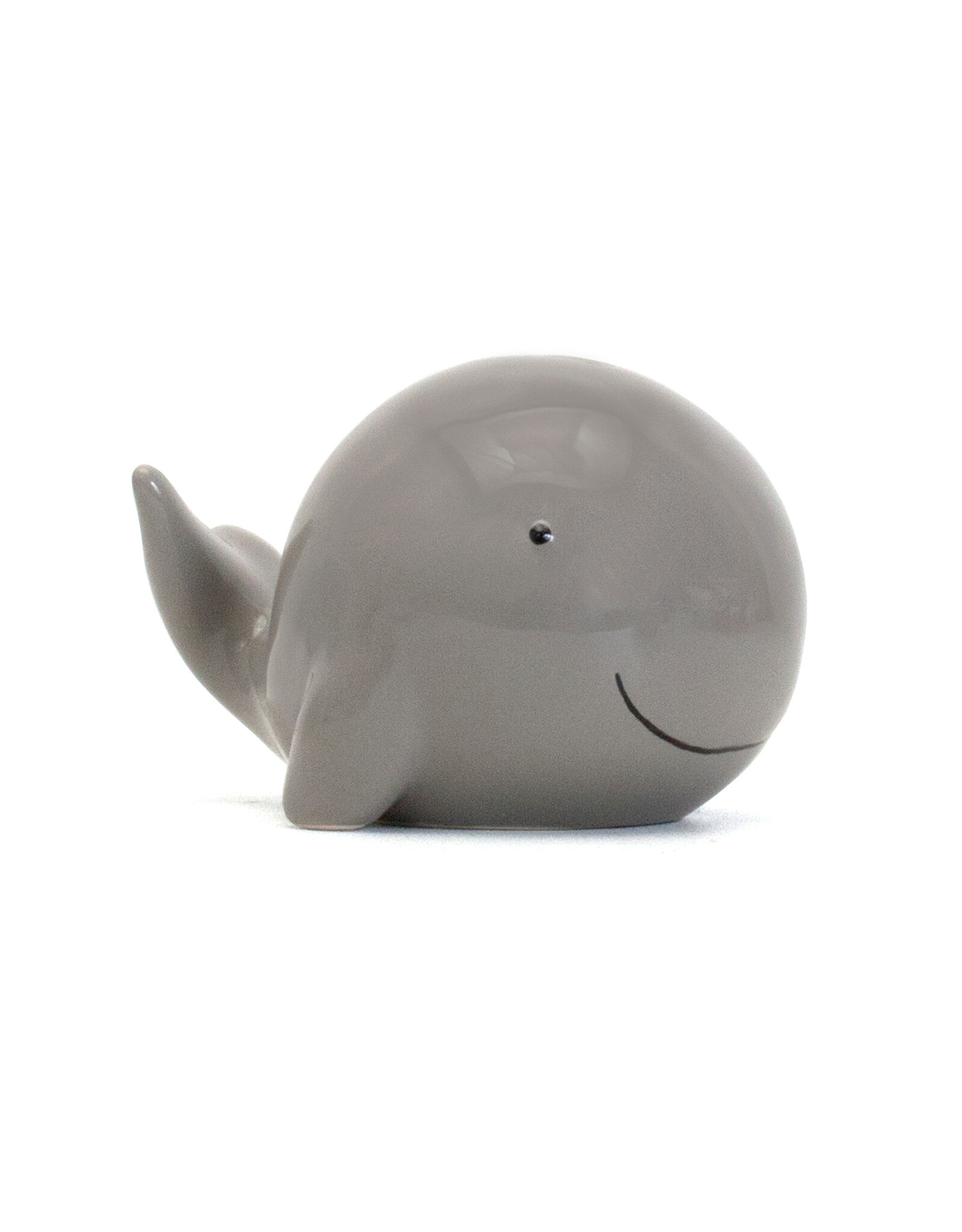Gray Solid Whale Bank