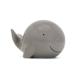 Gray Solid Whale Bank
