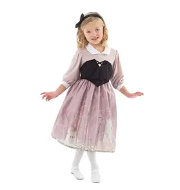 Sleeping Beauty Day Dress with Headband L (5-7 Yrs)