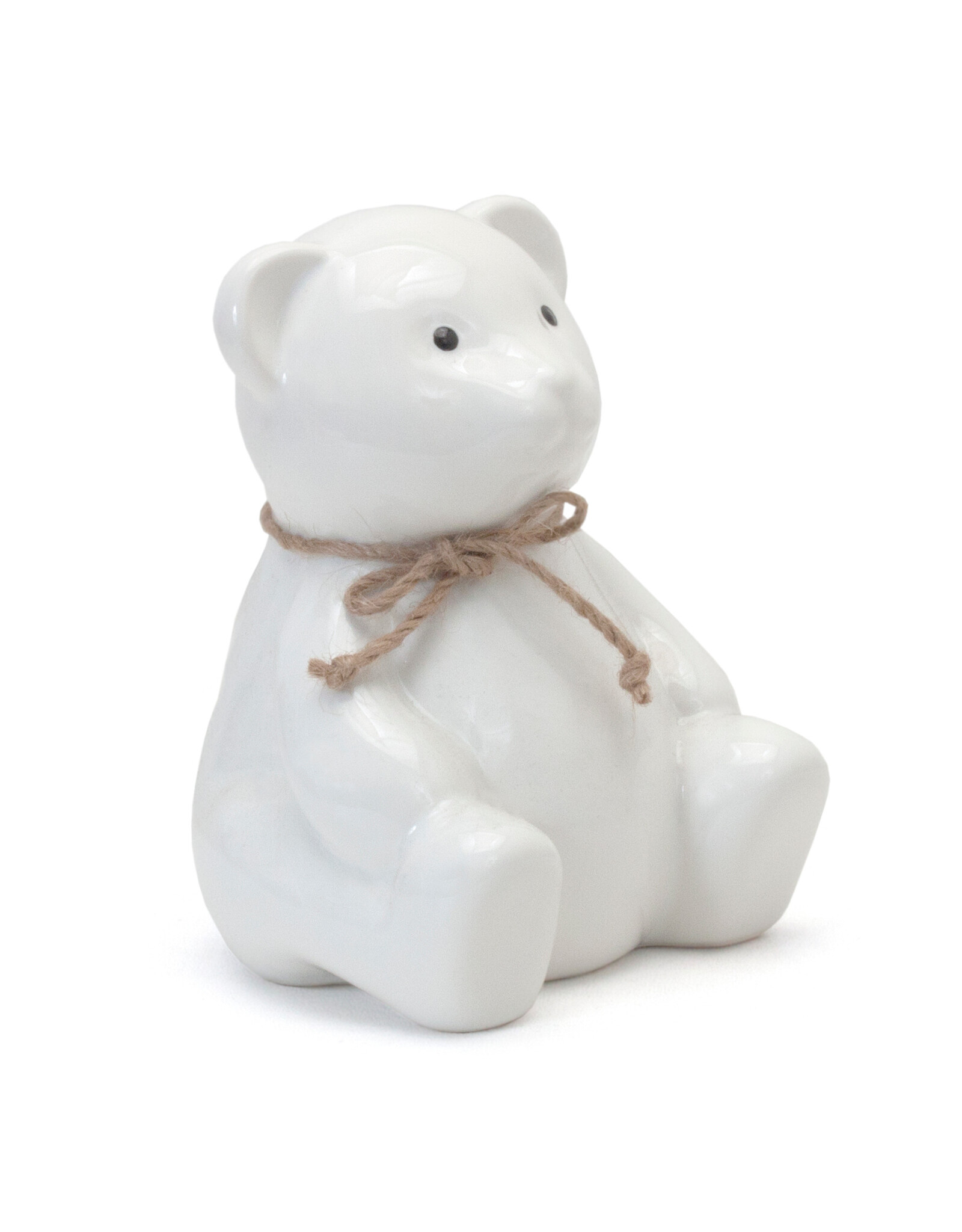 Teddy Bear Bank white
