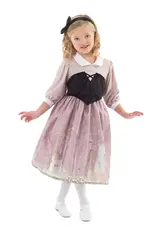 Sleeping Beauty Day Dress with Headband S (1-3 Yrs)