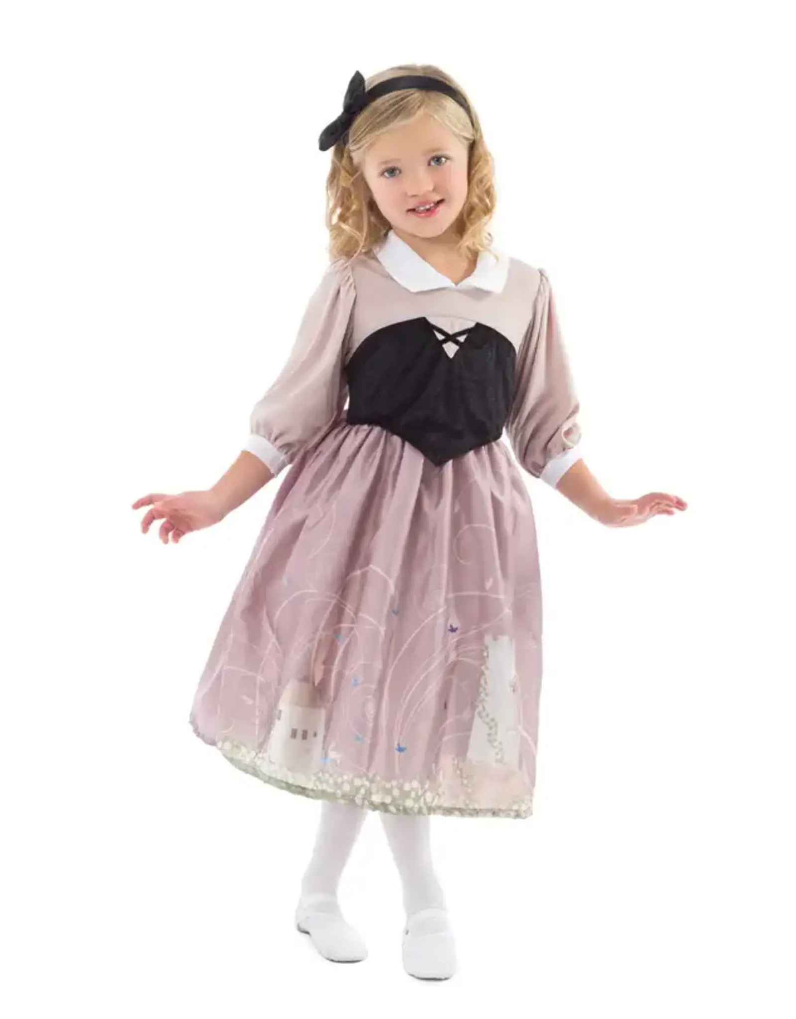 Sleeping Beauty Day Dress with Headband S (1-3 Yrs)