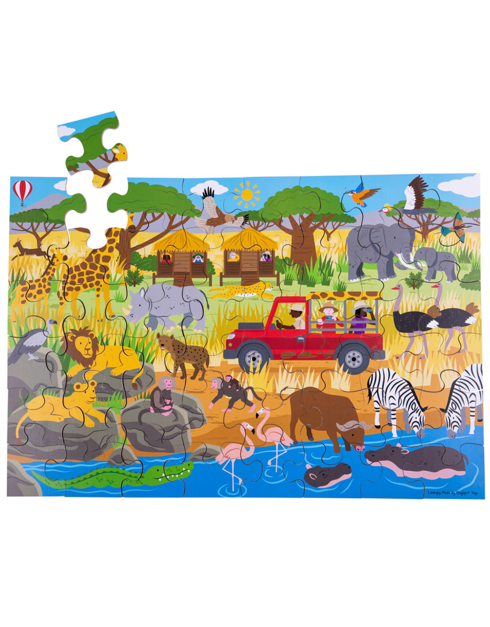 African Adventure Floor Puzzle