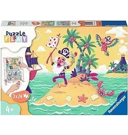 Puzzle & Play: Pirate Adventure 2x24 pc