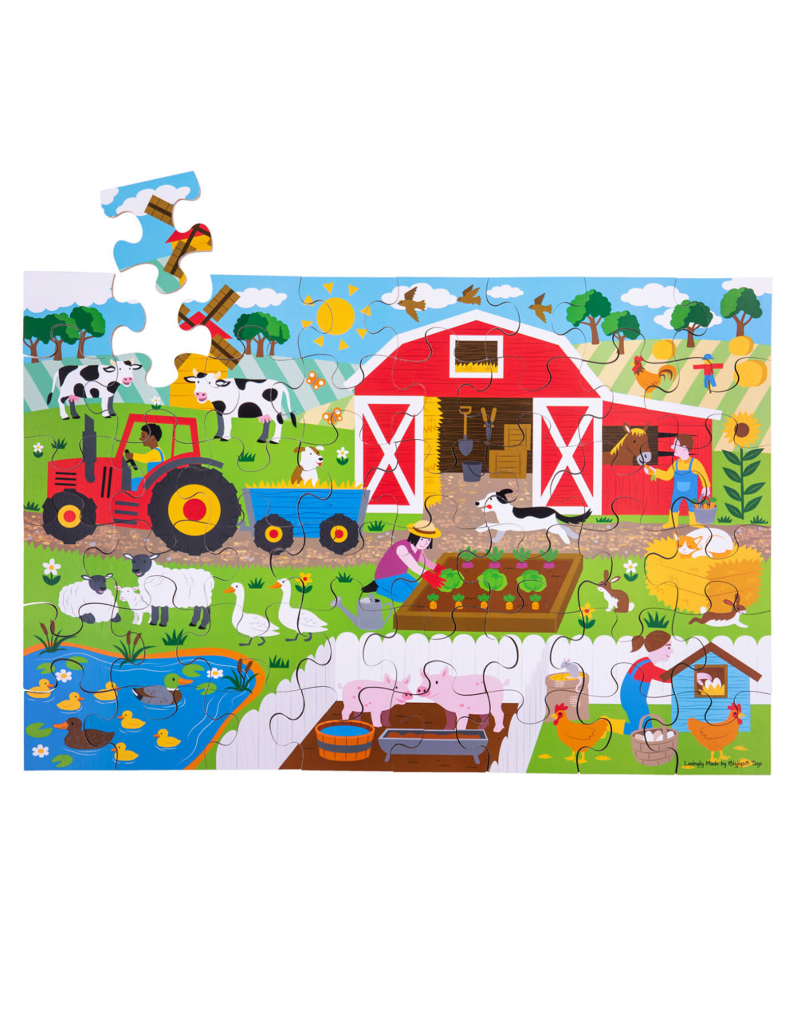 Farmyard Floor Puzzle (48 piece)