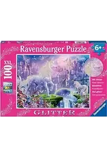 Unicorn Kingdom 100 pc Glitter Puzzle