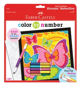 Faber-Castell Color By Number Bloomin' Butterflies