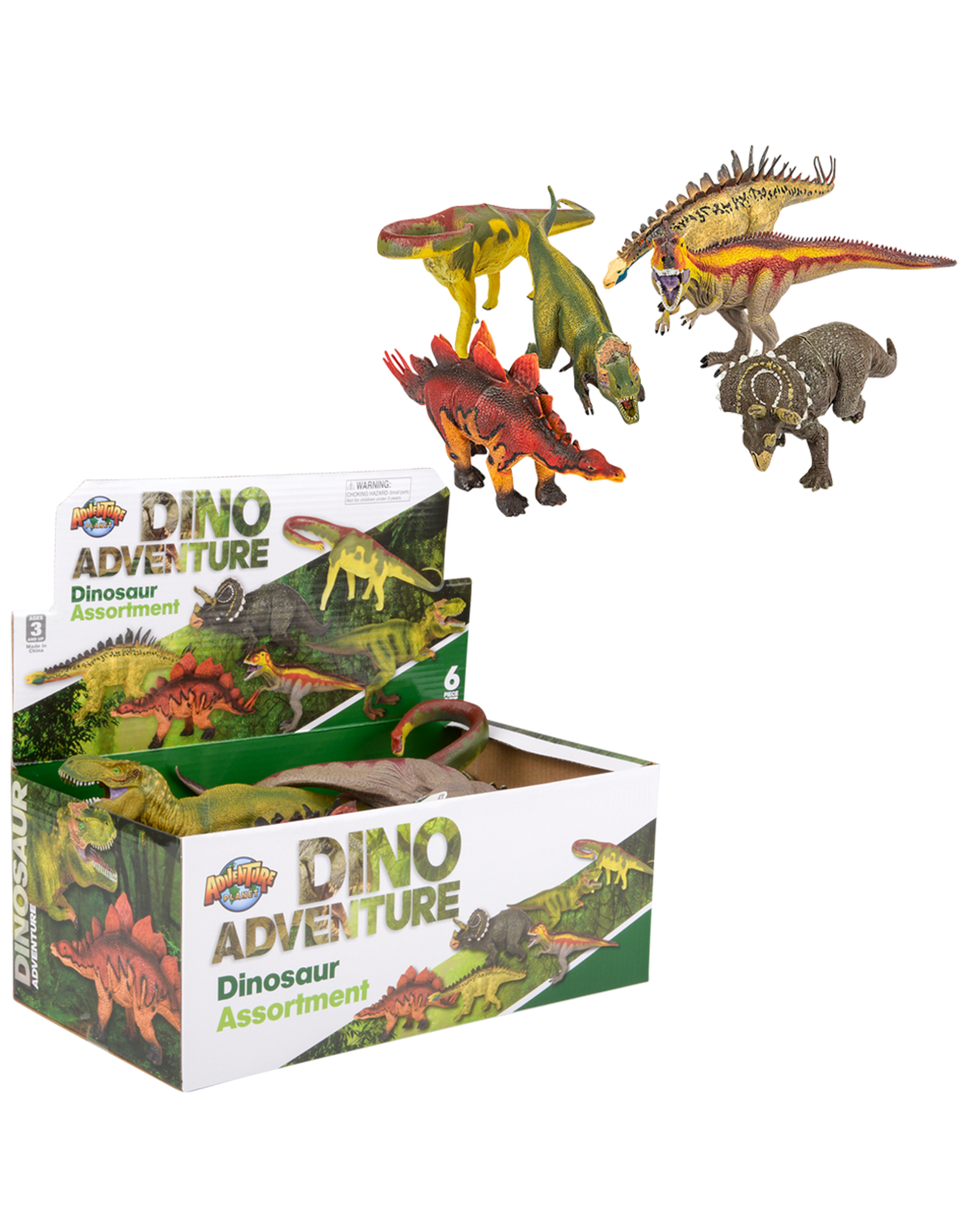 Plastic Dinosaur Figure (various species)
